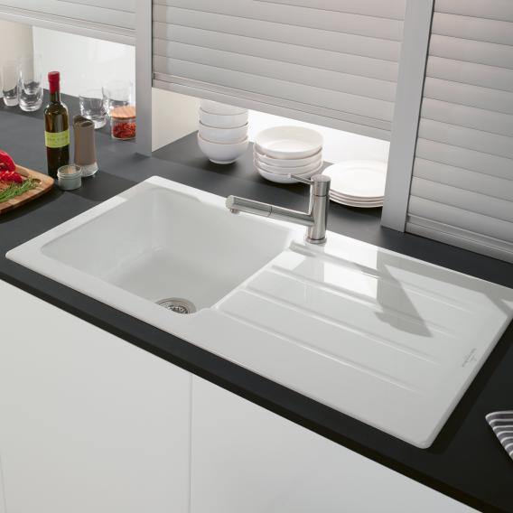 Villeroy & Boch Architectura 60 Built-In Sink With Draining Board - Ideali