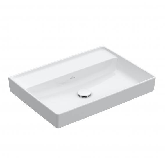 Villeroy & Boch Collaro Washbasin White, With Ceramicplus, With 1 Tap Hole, With Overflow, Grounded - Ideali