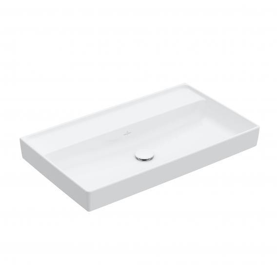 Villeroy & Boch Collaro Vanity Washbasin White, With Ceramicplus, With 1 Tap Hole, With Overflow, Grounded - Ideali