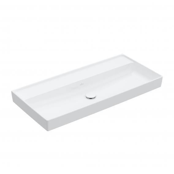 Villeroy & Boch Collaro Vanity Washbasin White, With Ceramicplus, With 1 Tap Hole, With Overflow, Grounded - Ideali