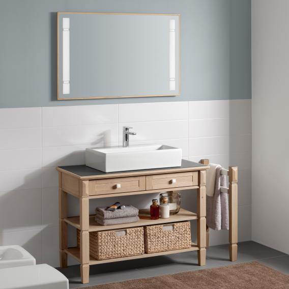 Villeroy & Boch Memento Countertop Washbasin White, With Ceramicplus, With 1 Tap Hole, With Overflow - Ideali