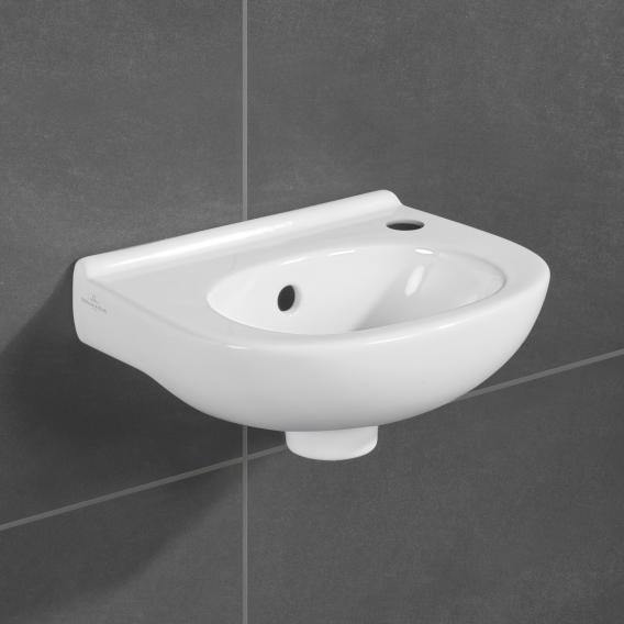 Villeroy & Boch O.Novo Hand Washbasin White, Without Tap Hole, Without Overflow - Ideali