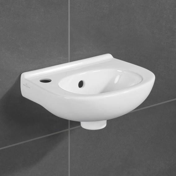 Villeroy & Boch O.Novo Hand Washbasin White, Without Tap Hole, Without Overflow - Ideali