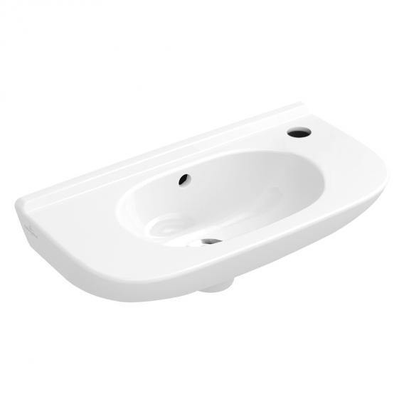Villeroy & Boch O.Novo Hand Washbasin Compact White, With 1 Tap Hole, With Overflow - Ideali