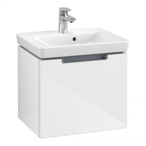 Villeroy & Boch Subway 2.0 Washbasin With Vanity Unit With 1 Pull-Out Compartment White, With Ceramicplus - Ideali
