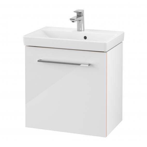 Villeroy & Boch Avento Washbasin With Vanity Unit With 1 Door White, With Ceramicplus, With Overflow - Ideali