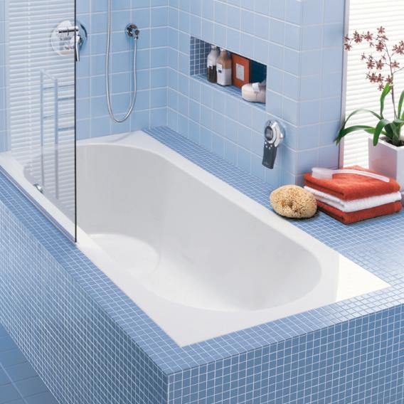 Villeroy & Boch Libra Rectangular Bath With Shower Zone - Ideali