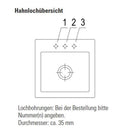 Villeroy & Boch Subway 50 S Built-In Sink - Ideali