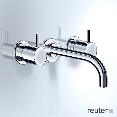 Vola concealed two lever basin mixer