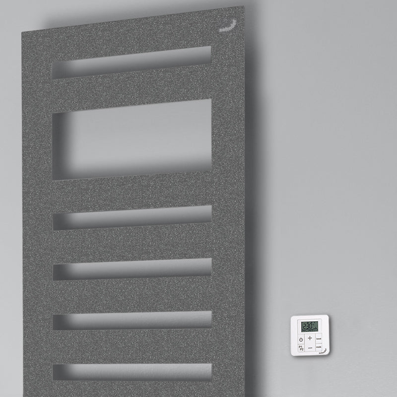 Zehnder Metropolitan Spa Towel Radiator for Mixed Operation with Built-in Heating Element