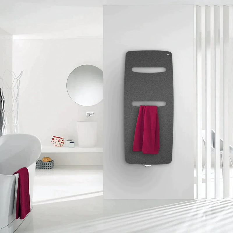 Zehnder Vitalo Spa Bathroom Radiator with EasyFit Connection Box for Hot Water Operation