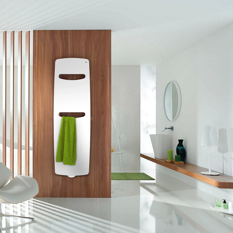 Zehnder Vitalo Spa Bathroom Radiator with EasyFit Connection Box for Hot Water Operation